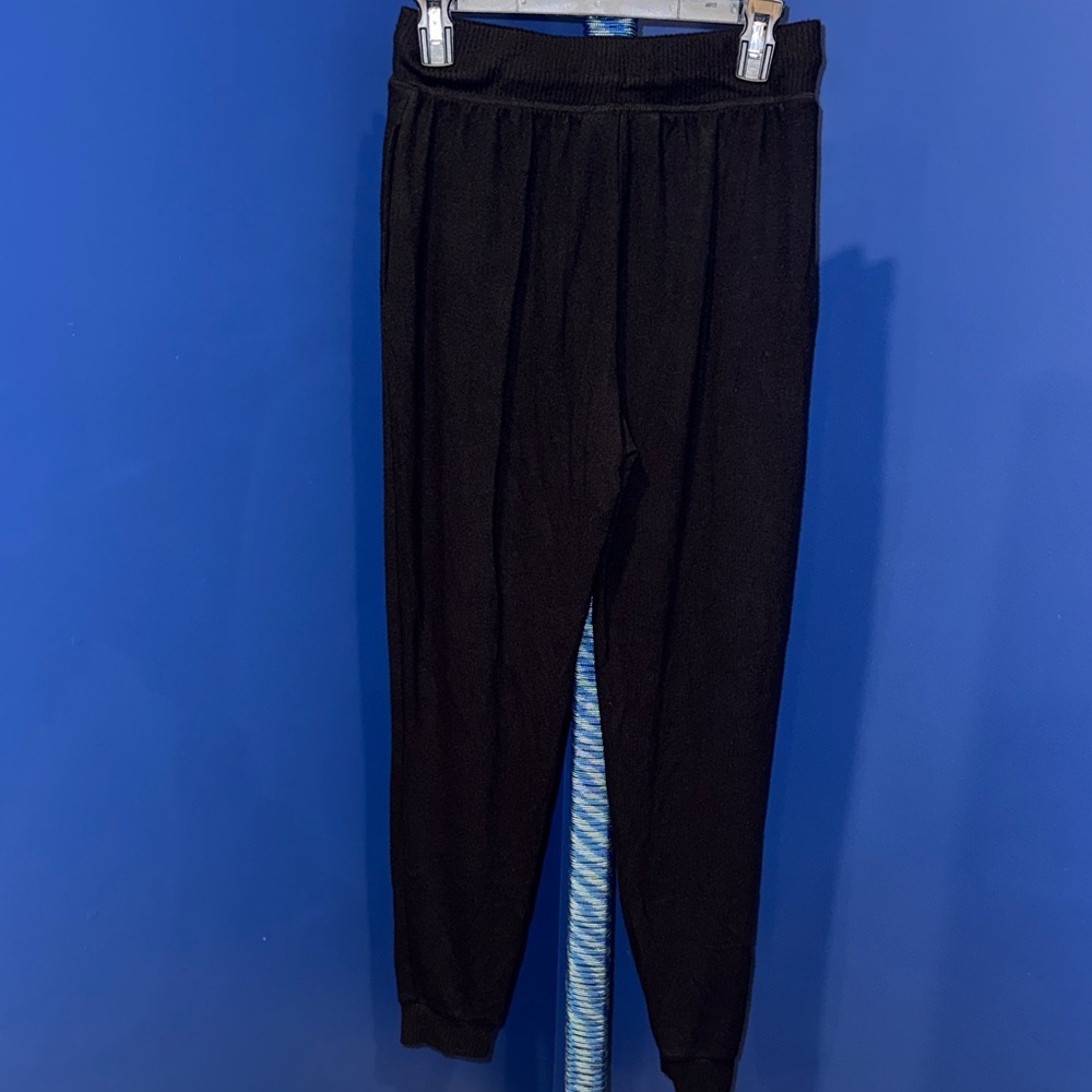 No Boundaries-  Black Jogger Pants & Sherpa Hooded Cardigan Set Size S/M - Picture 5 of 17